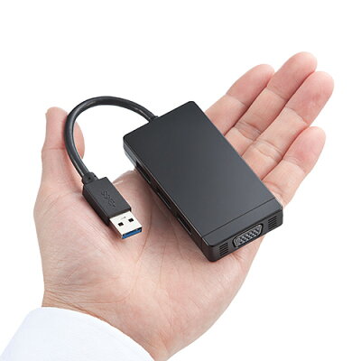 【楽天市場】サンワサプライ USB-VGA変換アダプタ ディスプレイ増設 マルチディスプレイ対応(400-HUB026) | 価格比較
